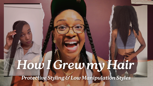 HOW I GREW MY TYPE 4 HAIR | PROTECTIVE STYLING - TIPS & SECRETS TO GROW YOUR HAIR & RETAIN LENGTH