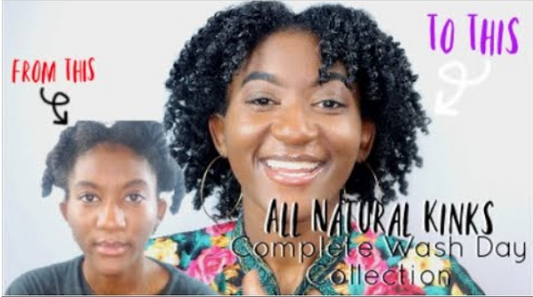 ALL NATURAL KINKS | COMPLETE WASH DAY COLLECTION 💜